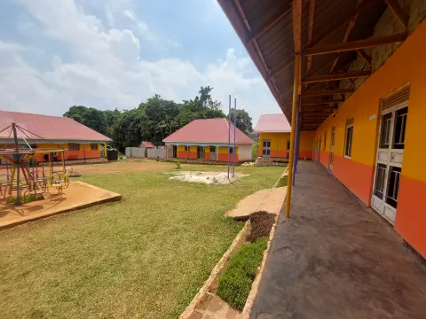 Wisdom Valley courtyard and classroom blocks