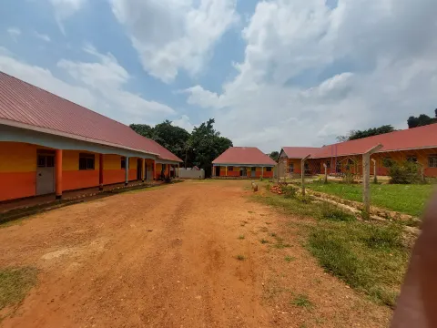 Open courtyard at Wisdom Valley Nursery and Primary School
